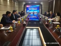 中國建筑金屬結(jié)構(gòu)協(xié)會會長郝際平一行到天意機械調(diào)研指導(dǎo)
